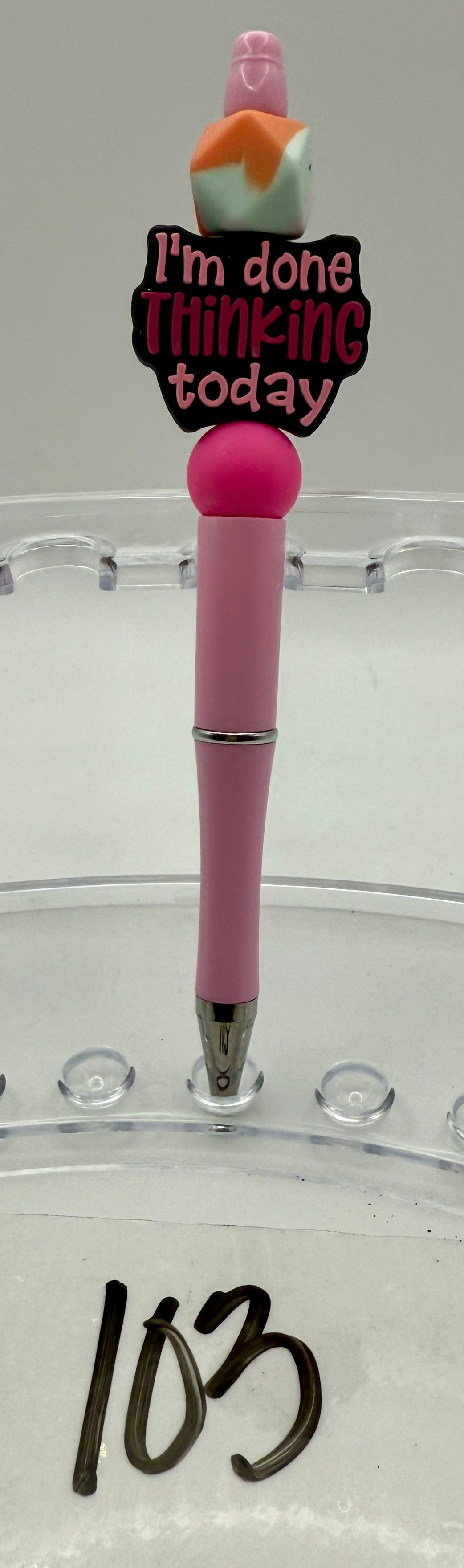 Basic Custom Beaded Pen - 103