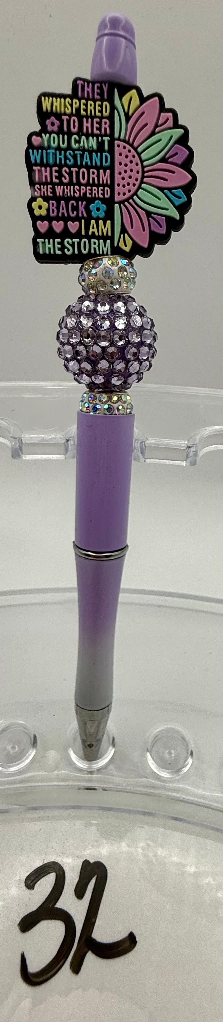Basic Custom Beaded Pen - 32