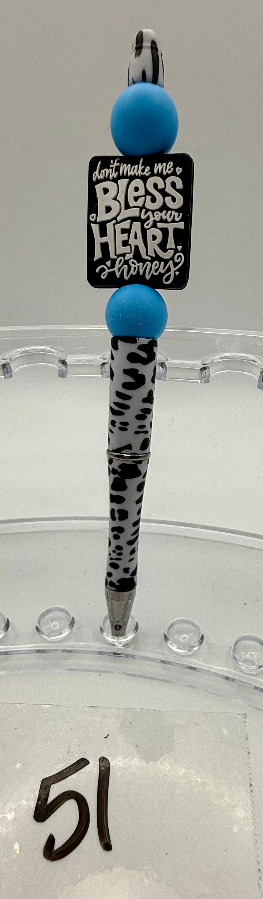 Elevated Custom Beaded Pen - 51
