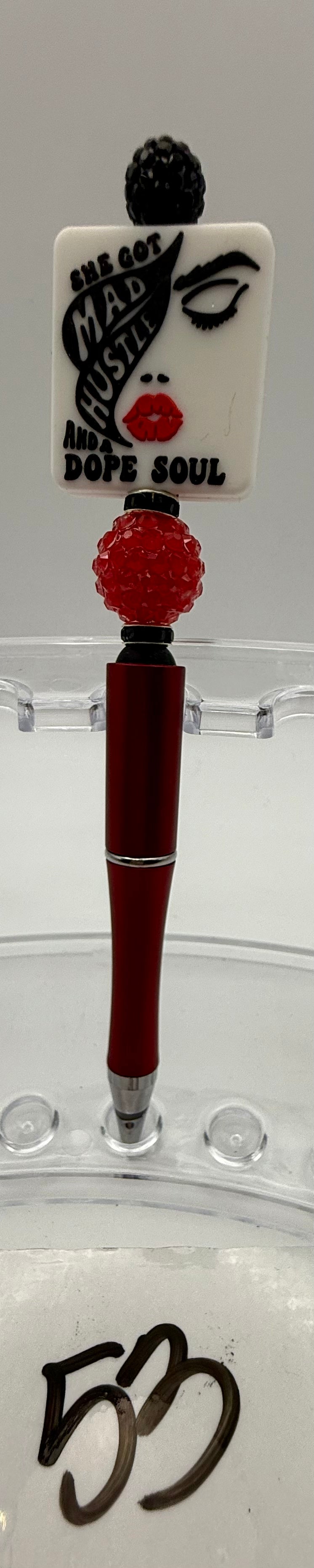 Elevated Custom Beaded Pen - 53