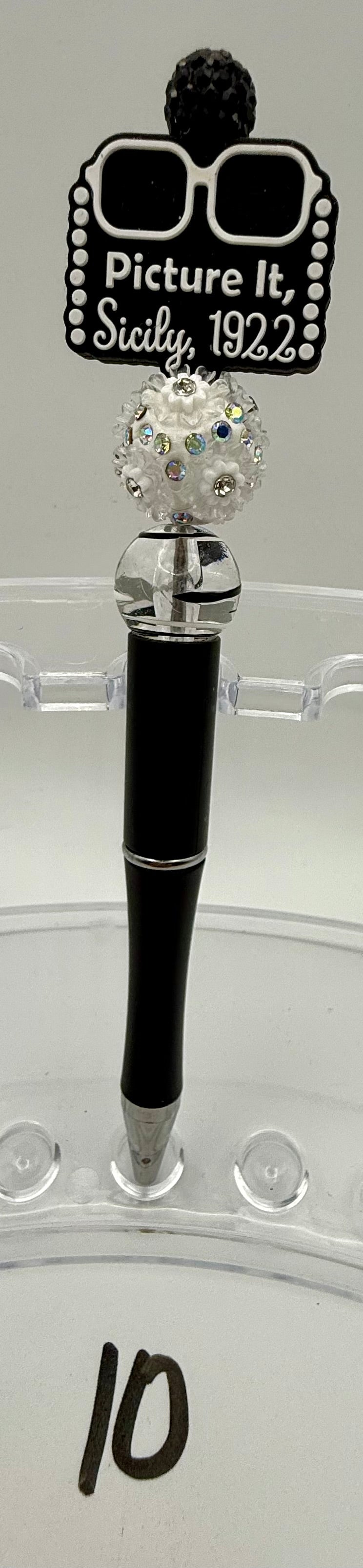 Basic Custom Beaded Pen - 10