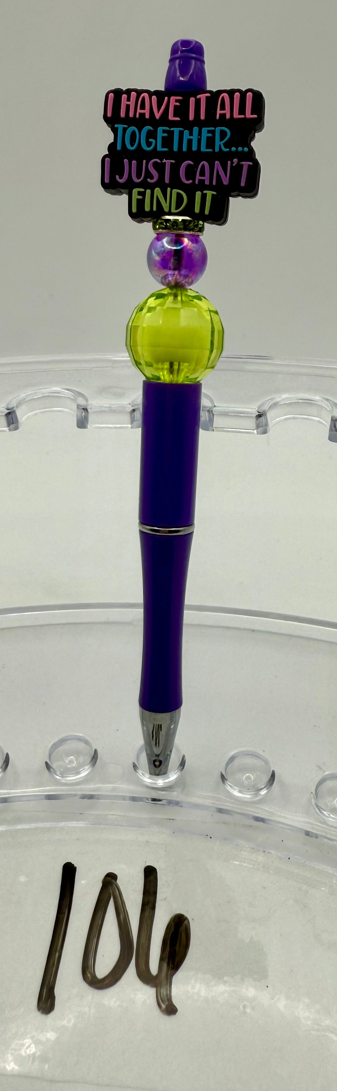 Basic Custom Beaded Pen - 106
