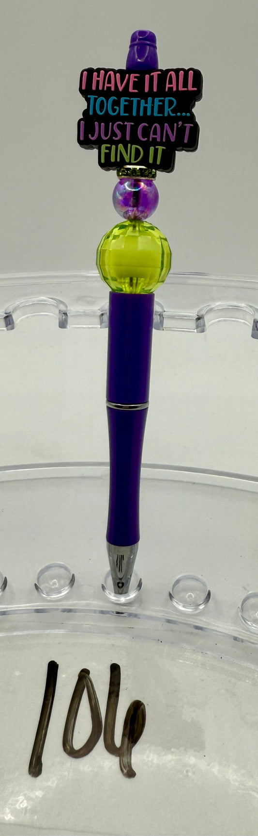 Basic Custom Beaded Pen - 106