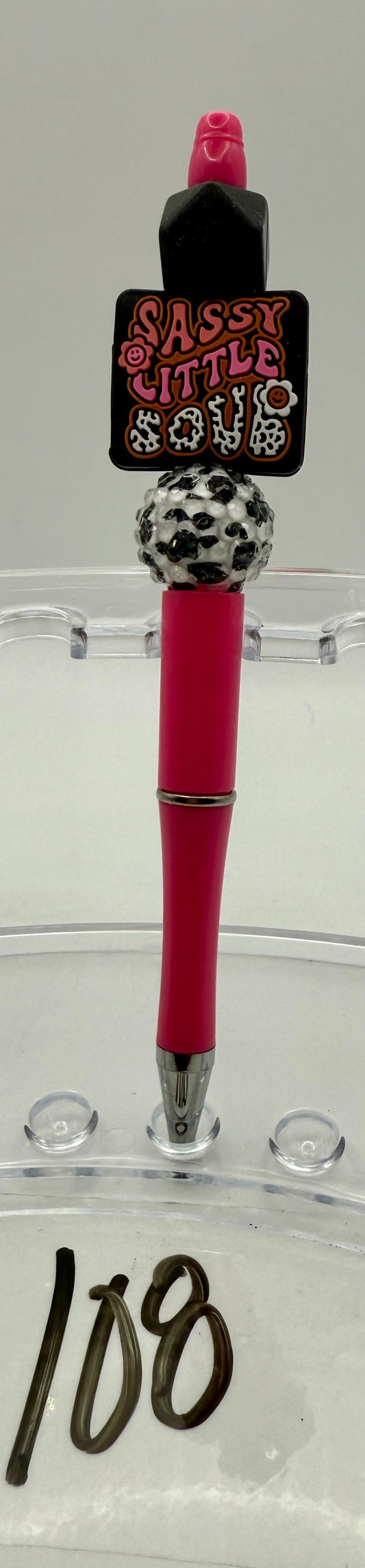 Basic Custom Beaded Pen - 108