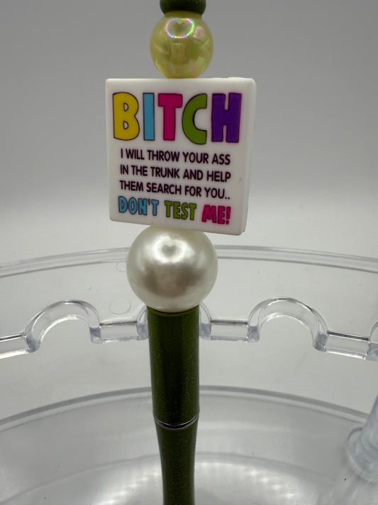 Basic Custom Beaded Pen - 129