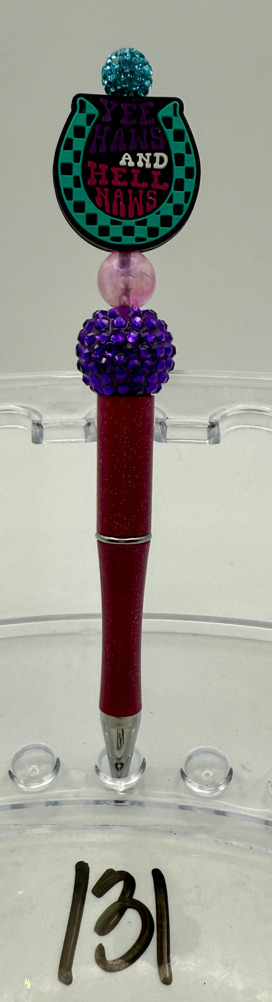 Basic Custom Beaded Pen - 131