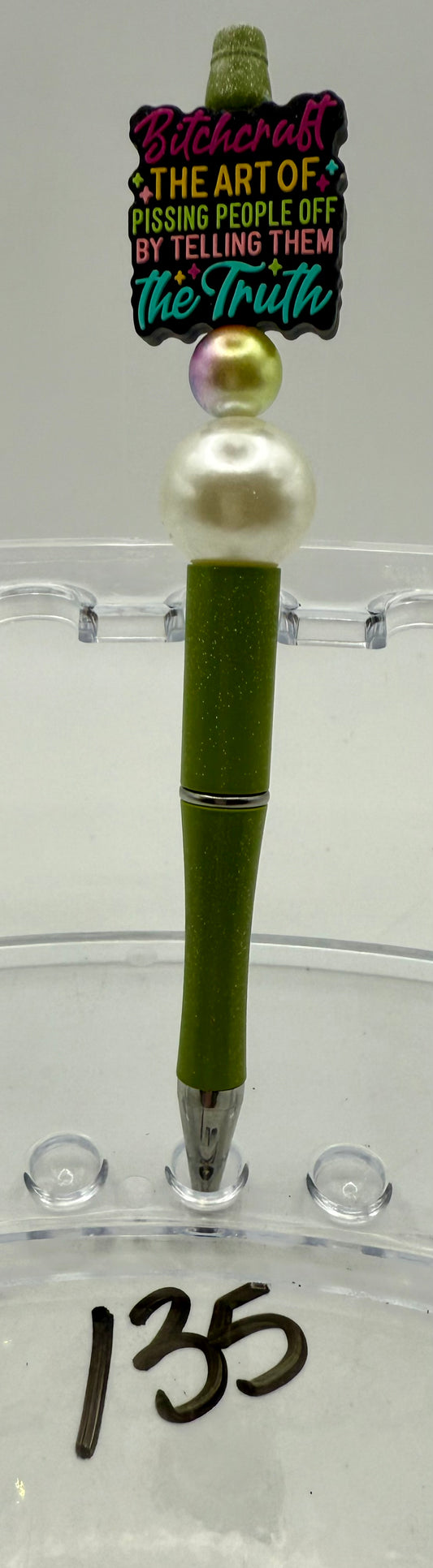 Basic Custom Beaded Pen - 134