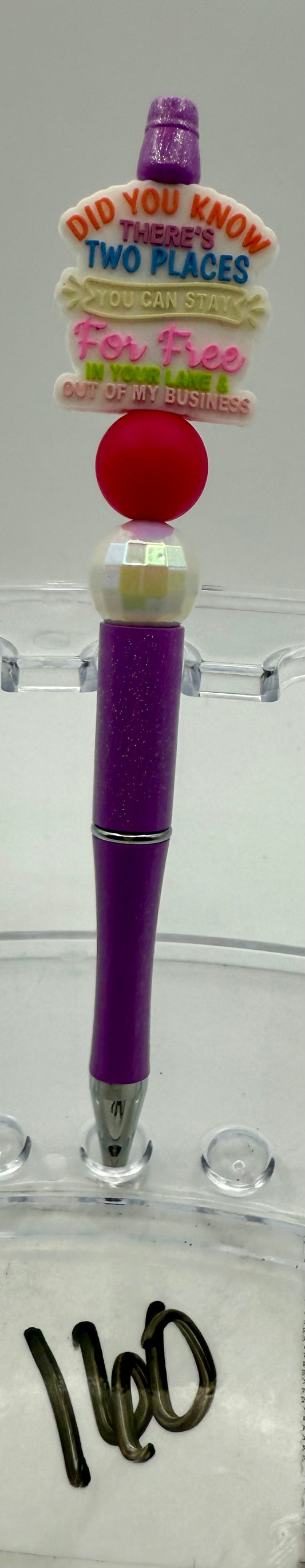 Basic Custom Beaded Pen - 160