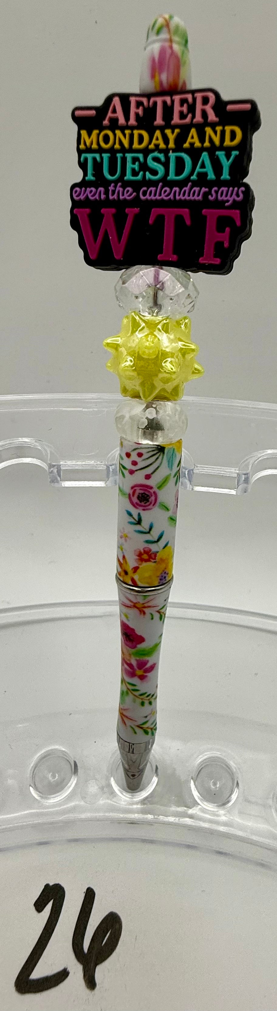 Basic Custom Beaded Pen - 26