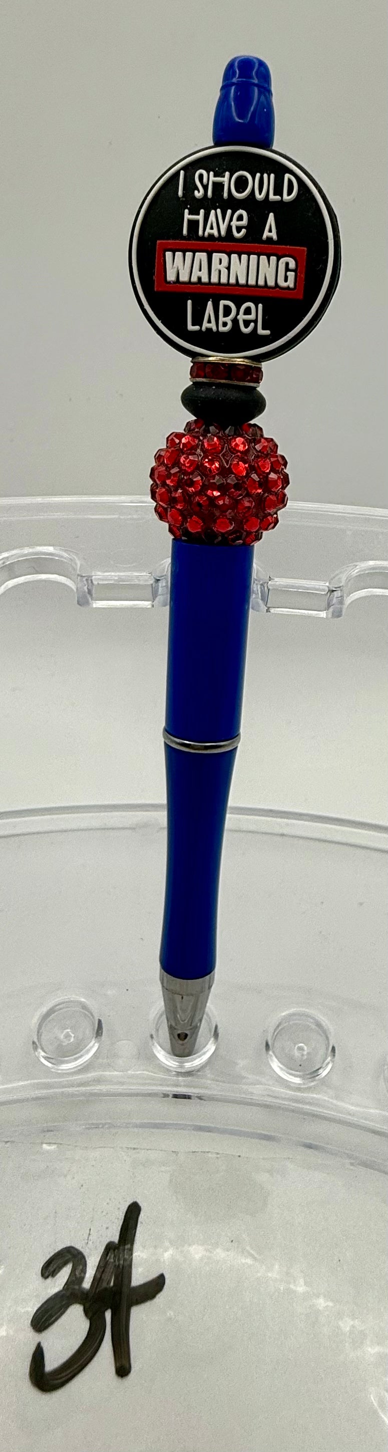 Basic Custom Beaded Pen - 34