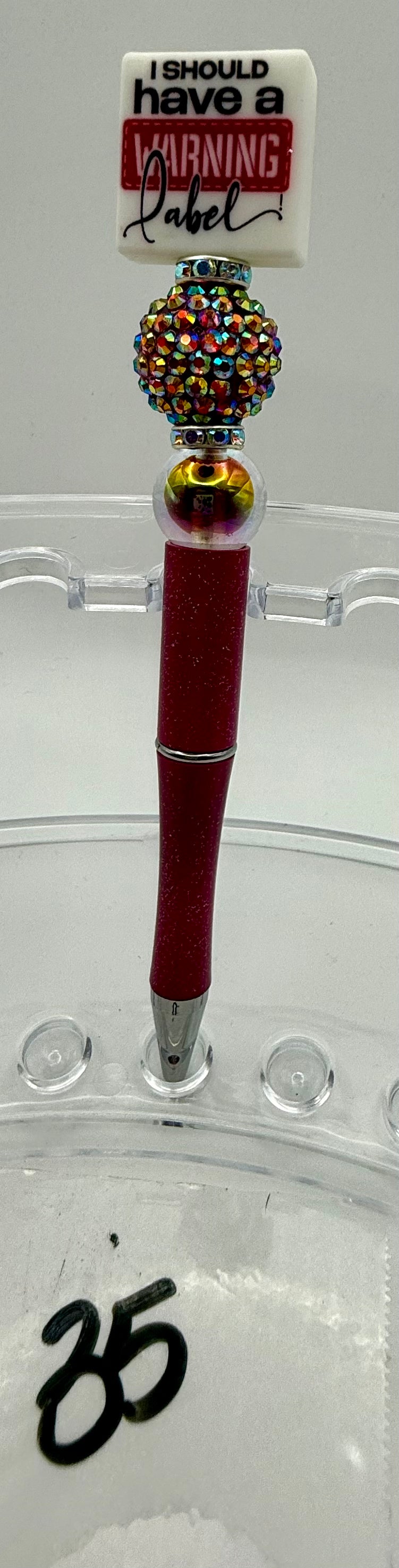 Basic Custom Beaded Pen - 35