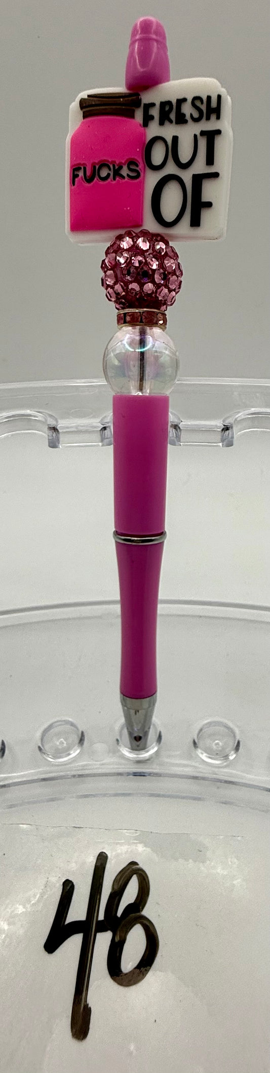 Elevated Custom Beaded Pen - 48