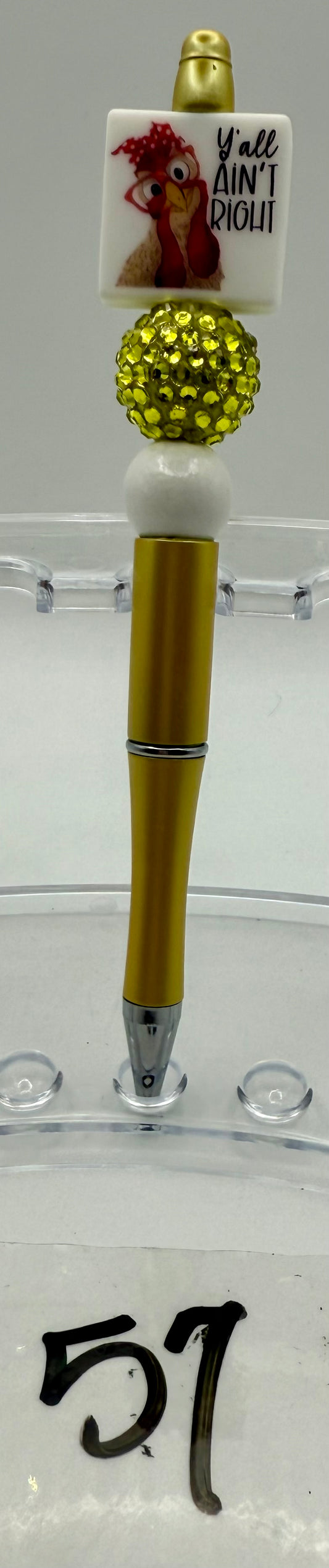Basic Custom Beaded Pen - 57