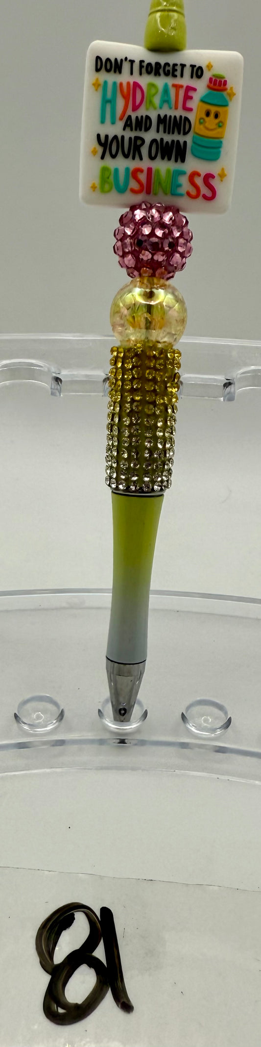 Basic Custom Beaded Pen - 81
