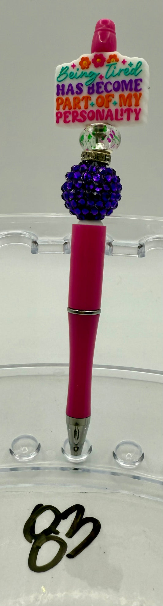 Basic Custom Beaded Pen - 83