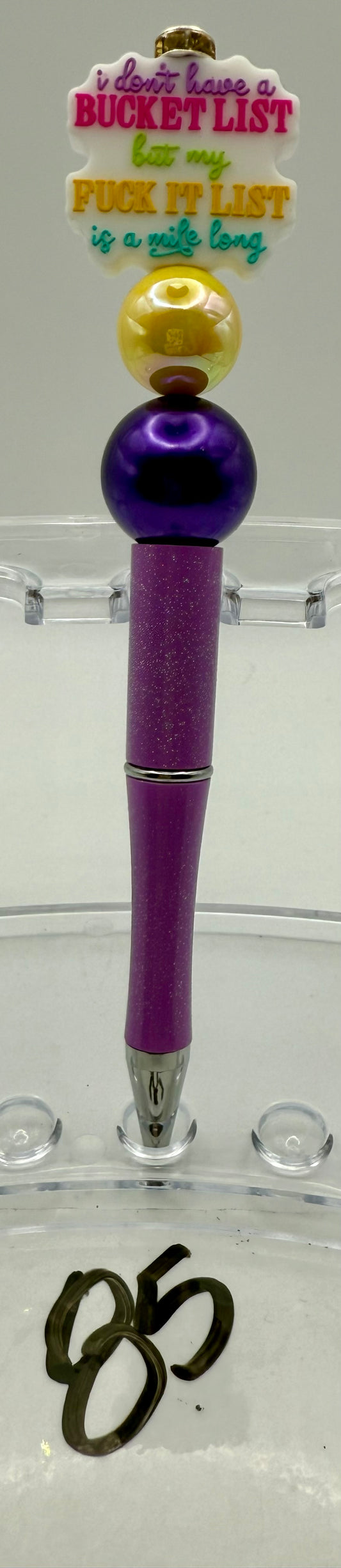 Basic Custom Beaded Pen - 85